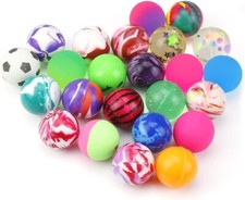 24 Colorful Bouncy Balls for Kids   Fun Party Favors, Stocking Stuffers  Prizes