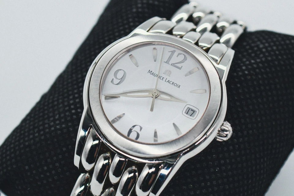 Reloj Pulsera Maurice Lacroix Esfera Damas Cuarzo Batería Nueva Ref. Juego completo SH1014 Foto 3 de 4