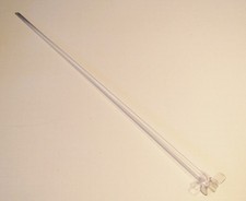 Glass overhead stirrer mixer shaft paddle 5 mm  17.5"