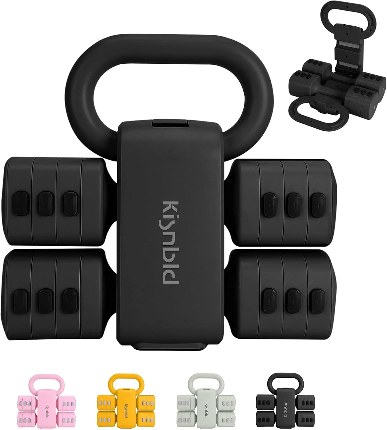 Adjustable 4-in-1 Dumbbell Set for Women - Home & Outdoor Workout Weights