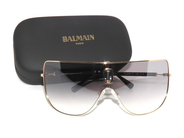 balmain shield sunglasses