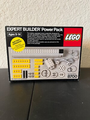 LEGO Technic 8700 Power Pack 100% Complete W/Instructions & Catalog Original Box