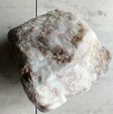 Unknown Mineral Stone Crystal Specimen 81 Grams looks like Rose Quartz ?