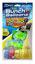 Pack of 100 Zuru Bunch O Balloons - Self-tying Water Bombs