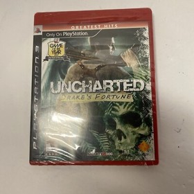Uncharted Drakes Fortune Ps3 PlayStation 3 Factory Sealed New Greatest Hits Red
