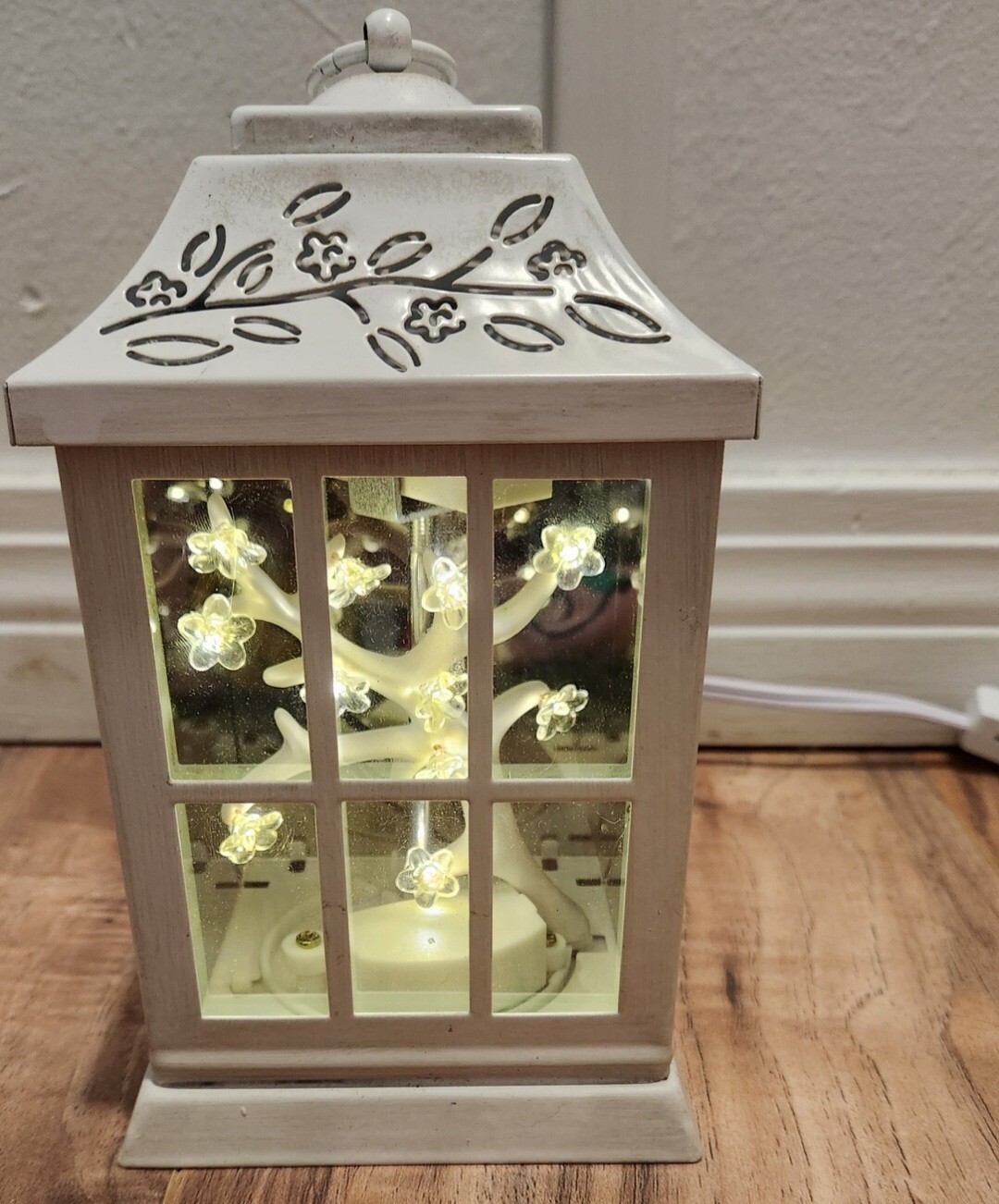 White Mirrored Window Lantern Hot Plate Wax Warmer Better Homes