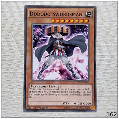 yugioh dododo deck Complete Custom for Yu-Gi-Oh! If this card is detached to activate an Xyz Monsters effect YuGiOh » Dododo Warrior