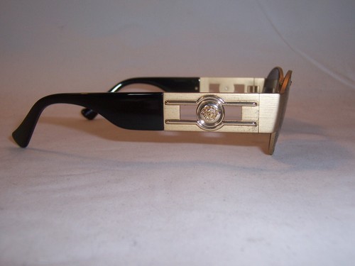 NUEVAS GAFAS DE SOL VERSACE VE 2264 100287 DORADAS/GRIS 56MM AUTÉNTICAS 2264 - Imagen 5 de 7