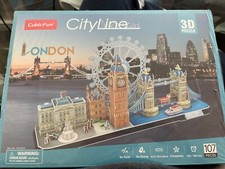 Puzzle CubicFun "CityLine London" 3D 107 Pieces NEW Cubic Fun