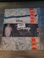 Disney Mickey Mouse Short Pajama Set Gray Short Sleeve Set NWT