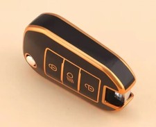 Black Car Key Case Peugeot 206/207/208/301/307/308/407/408/508/607/807/1007/2008