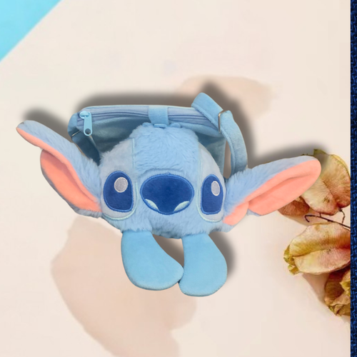 Disney Stitch 3D Crossbody Bag Lilo & Stitch Character Satchel Zip Cellphone Bag - Picture 9 of 20