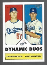 2006 Topps '52 Baseball Dynamic Duos Jonathan Broxton Chad Billingsley #DD5 NRMT