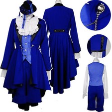 Kuroshitsuji/Black Butler ciel phantomhive Anime Cosplay Costume Any Size unisex