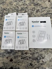 Kastar Battery Dual Charger for Pentax D-Li1 Ei-D-Li1 Trimble 29518 HP A920