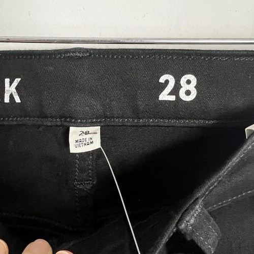 NEW J.Crew Black 9" High Rise Toothpick Versatile Classic Stretch Jeans Size 28 - Picture 7 of 10