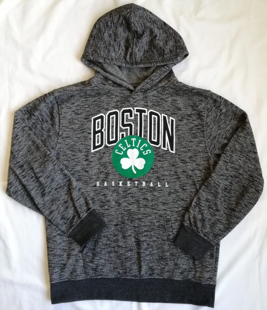 Boston Celtics Hoodie NBA Basketball Pullover Heather Gray Boys