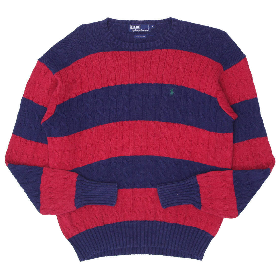 トップス Ralph Lauren 90s border cotton knit Ralph Lauren Cotton Boxy Cable Knit Sweater | Bloomingdale's
