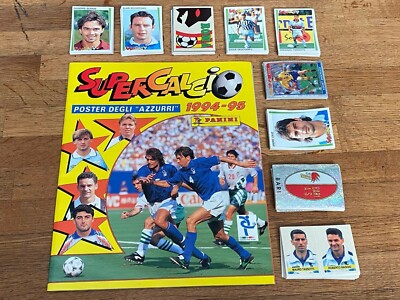 Panini Supercalcio 1994-95 Album 100% Vollstandig Rarität (Gebraucht