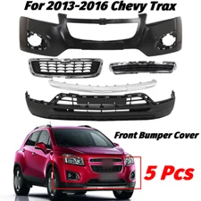 Front Bumper Cover Fascia & Grille Assembly Kit Fit For 2013-2016 Chevrolet Trax