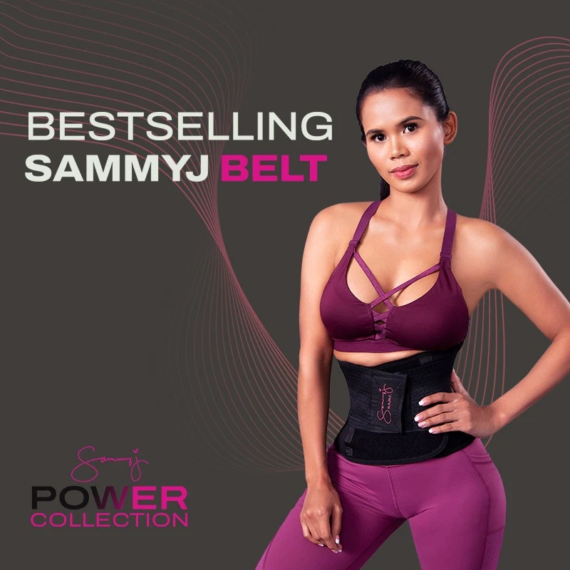 Sammy J Gold Power Slimming Belt 5.0 (Authentic - Available in 4 sizes  S/M/L/XL)