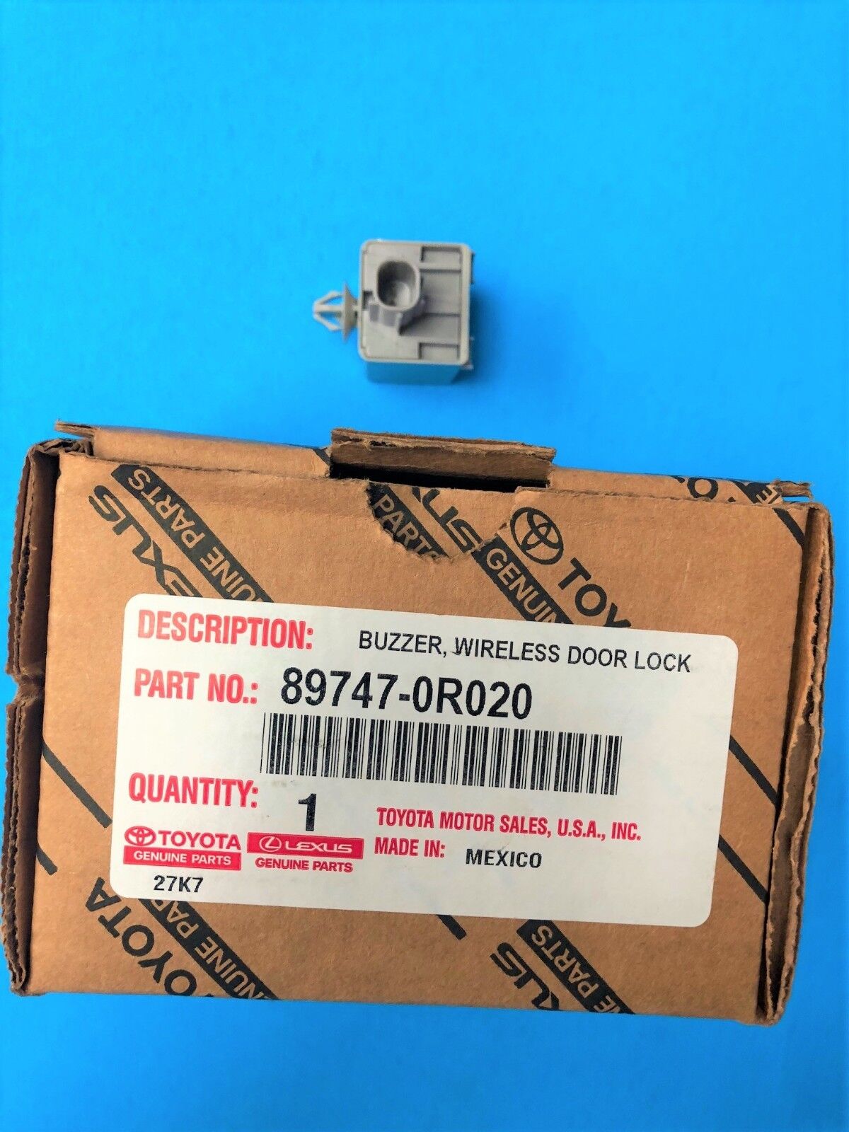 GENUINE TOYOTA & LEXUS (2009-2019) 30040 KEYLESS ENTRY BUZZER 