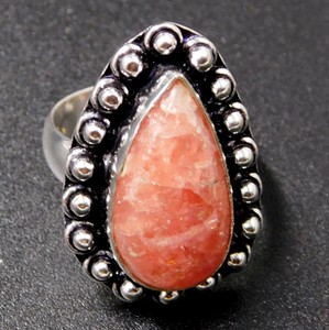 Rhodochrosite 925 Sterling Silver Plated Handmade Jewelry ...