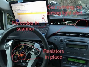 20X Airbag SRS RESISTOR AIRBAG WARNING LIGHT DELETE EASIEST TOYOTA HONDA JAPAN