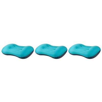  3 Stück aufblasbares Outdoor-Camping-Kissen, ultraleichtes