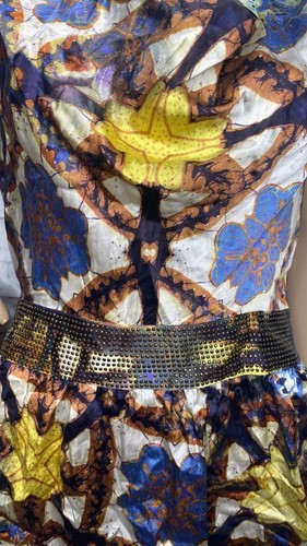 Etcetera silk studded peplum sleeveless top 4 - Picture 4 of 5
