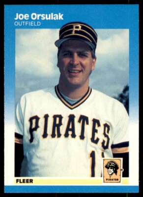 1987 Fleer Glossy Joe Orsulak Rookie . Pittsburgh Pirates #615