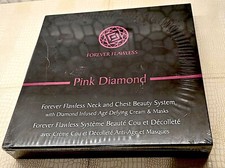 New FOREVER FLAWLESS PINK Diamond Infused Neck Chest Beauty System Cream Masks
