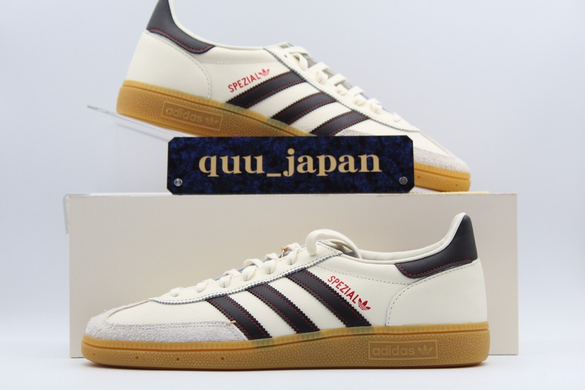 adidas Originals Handball Spezial White Black Gum JH6398 Men's US4