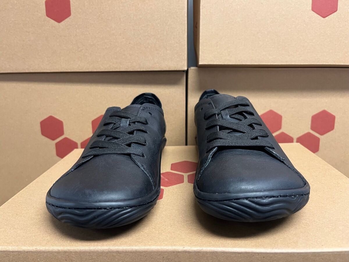 Womens Vivobarefoot Addis Black Leather Minimalist Barefoot Womens Vivobarefoot Addis Black Leather Minimalist Barefoot