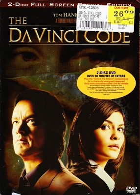 The DaVinci Code (DVD, 2006, 2-Disc Set, Special Edition, Full Frame Edition)