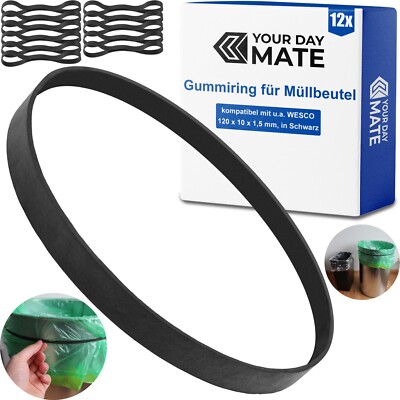 Müllbeutel Spanngummi passend für WESCO  50L Mülleimer Einzel Einsatz Gummiband