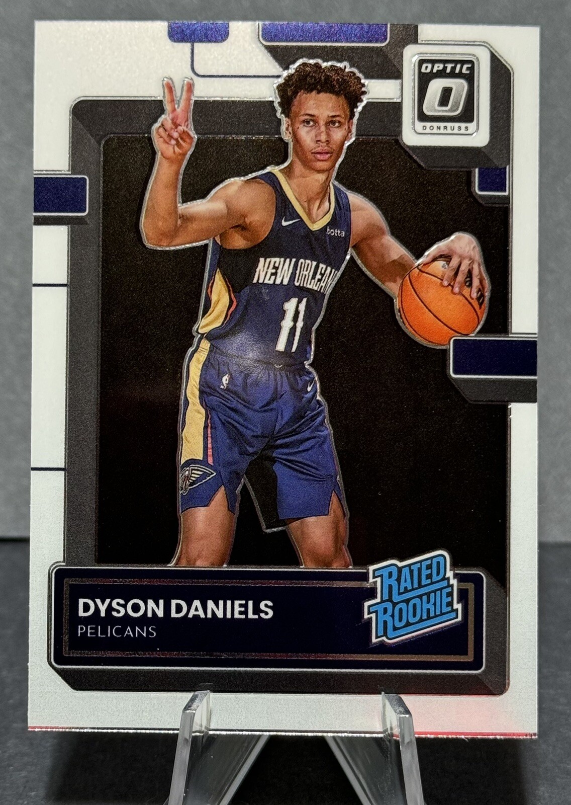 2022-23 Panini Donruss Optic Dyson Daniels Rated Rookie #250 Pelicans (RC)