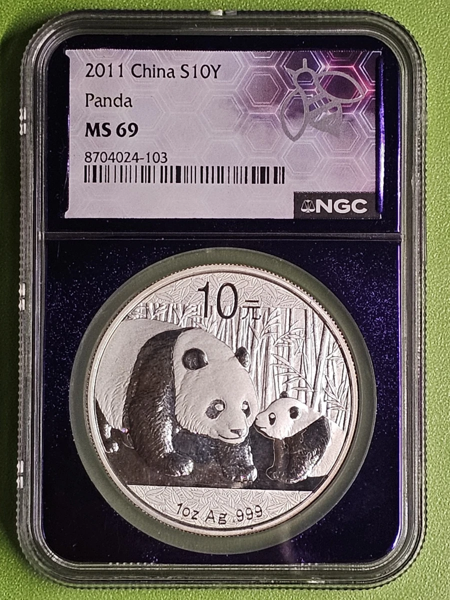 Chinese Panda MS 69 Graded 2011 Silver Bullion Coins for sale | eBay