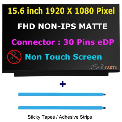 Ersatz für TV156FHM-NH2 15,6'' LED Bildschirm FHD Nicht-IPS Panel mattes Display