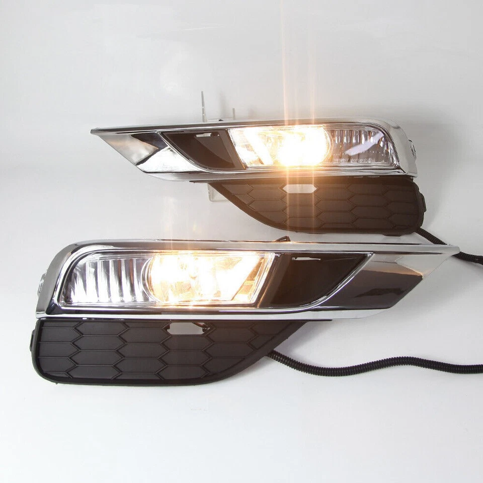 LED Daytime Running Light Turn Indicator Fog Lamp Bumper For Honda CRV 2015-2017 - Image 2 of 4