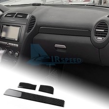 For Mercedes-benz Slk 2004-2010 Dashboard Cover Trim Sticker Black Carbon Fiber