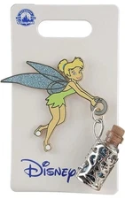 Disney Parks 2022 Tinker Bell Tinkerbell Vial Magic Pixie Dust Dangle Pin