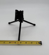 Compact Adjustable Black Tripod Stand
