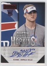 2013 Panini Playbook Signatures Red 164/299 Dustin Hopkins #143 Auto 0v1