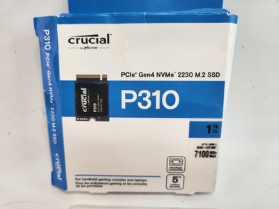 Crucial P310 1TB M.2 2230 Internal SSD PCIe Gen4 NVMe