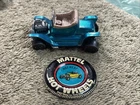 1968 Hot Wheels Redlines Hot Heap Aqua With Button