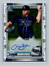 2020 Bowman Chrome #CPA-GST Graeme Stinson Prospect Autographs