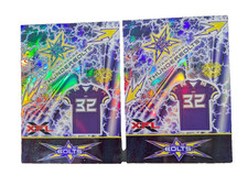 Lot of 2 2001 Artbox XFL Birmingham Thunderbolts Holographic Cards - Rare Shiny