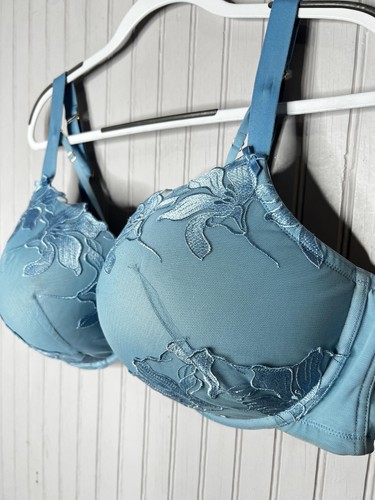 Cacique Bra Womens 46DDD Boost Balconette Lace Embroidered Underwire Plus Size - Picture 5 of 7