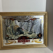 VTG Old Milwaukee Beer The Wild Turkey Wildli...